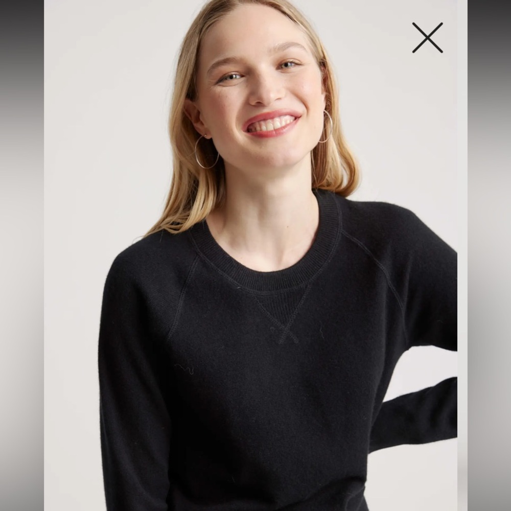 Quince Mongolian Cashmere Sweatshirt Sweater NWT - Picture 4 of 7
